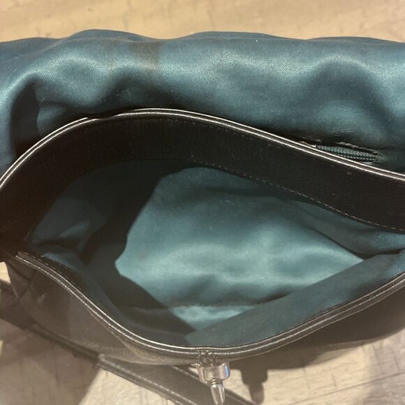 Coach Black Pebbled Leather Turnlock Flap Closure Crossbody Bag Purse 23663 - Picture 5 of 9